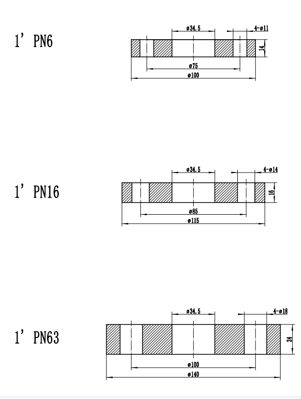 Brida de Placa Dimensiones PDF